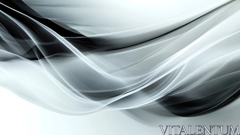 Monochrome translucent waveforms intersect across the frame