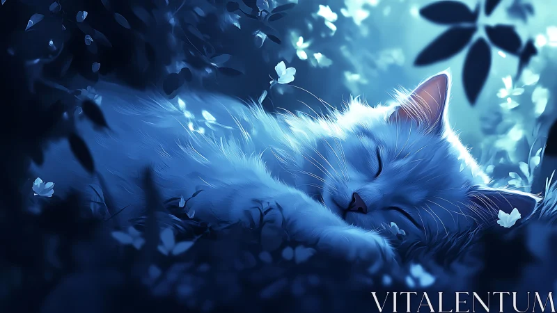 Dreaming Among Petals and Moonlight.