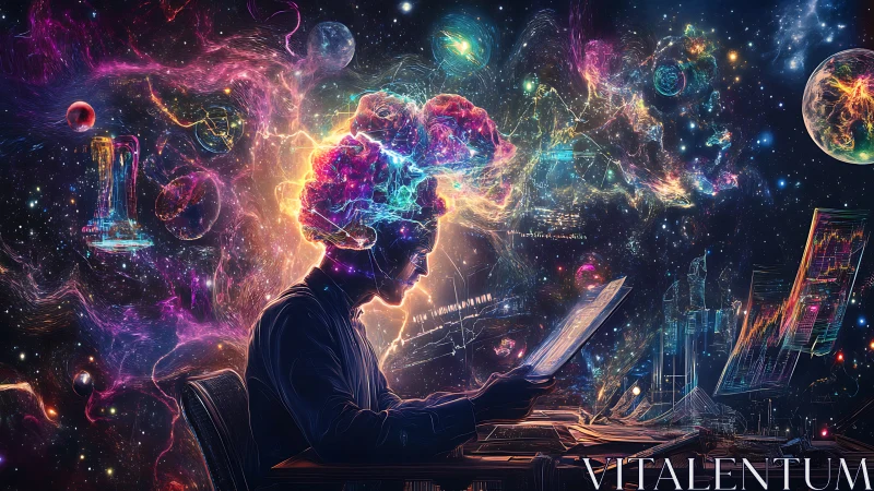 Mindstorm cartographer mapping galaxies of electric thought.