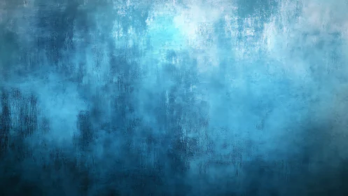 Textured cyan blue abstract gradient with brushed depth field