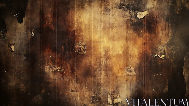 Oxidized grunge wall texture with warm distressed patina.