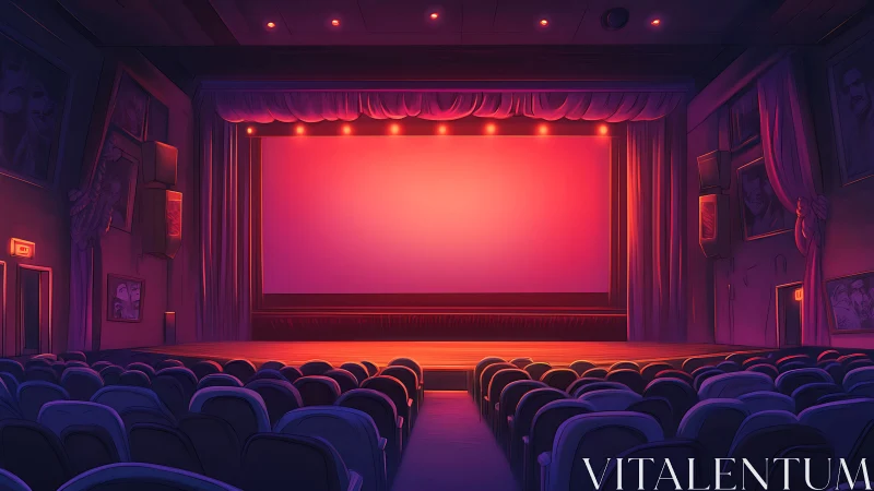 Cozy cinema glow inviting you to sink into storytime magic.