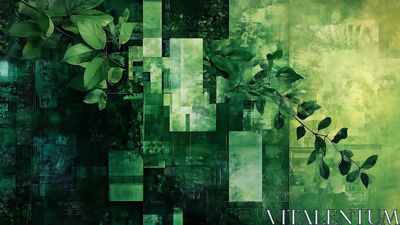 Leaves slip between pixels to rewrite the forest’s geometry