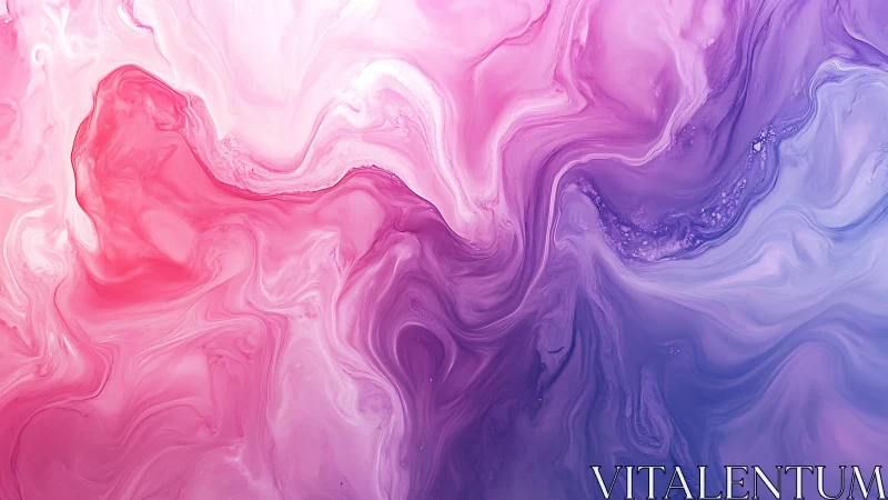 Granular magenta to violet fluid gradients form dynamic laminar waves