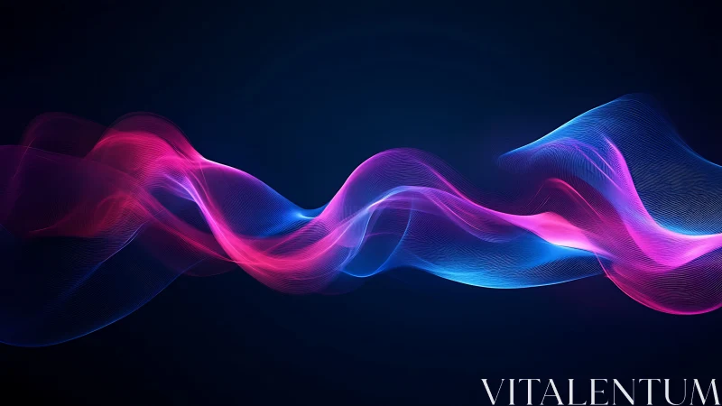 Parametric lightwave spline rendered as neon volumetric ribbon.