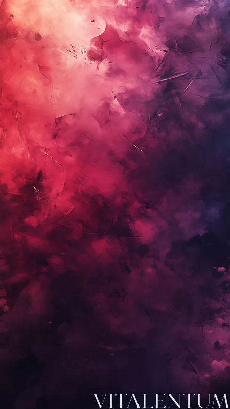 Red and purple abstract digital cloud texture background.