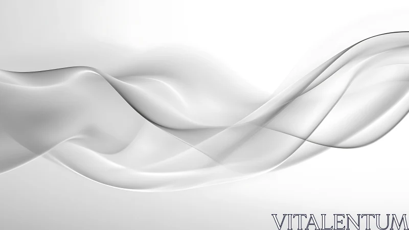 Silken glass waves drift across a luminous white horizon.