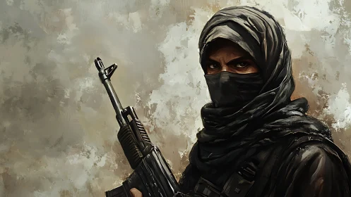 Silent watcher in desert hues with steady, guarded gaze.