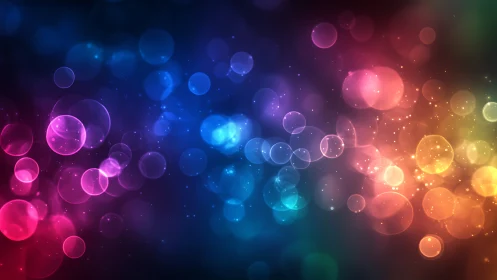 Spectrum-wide bokeh diffusion with multicolor light scattering.