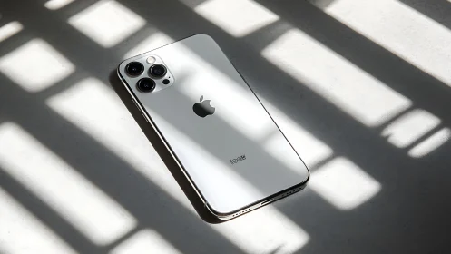 iPhone 12 Pro Silver. Premium flagship smartphone displayed in natural light.