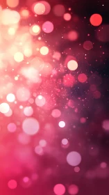 Pink bokeh light field with glowing soft circles.