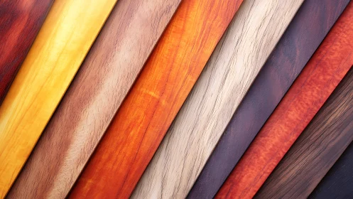 Grain-struck color ribbons glide across a wooden runway