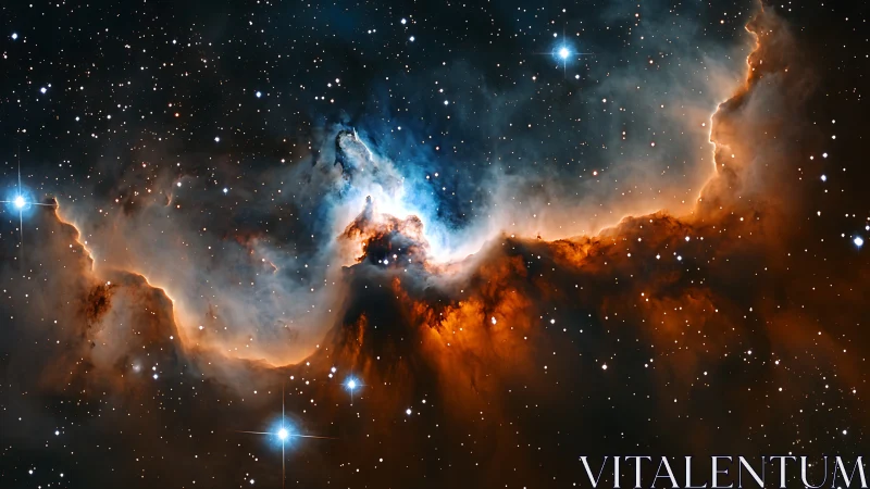 Ionized nebula ridge reveals turbulent stellar formation dynamics