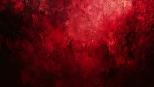 Deep Crimson Abstract Texture in Bold Expressionist Style.