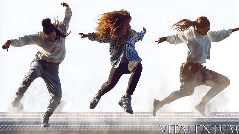 Streetlight gravity rebels freeze midair in dusty rhythm storm.