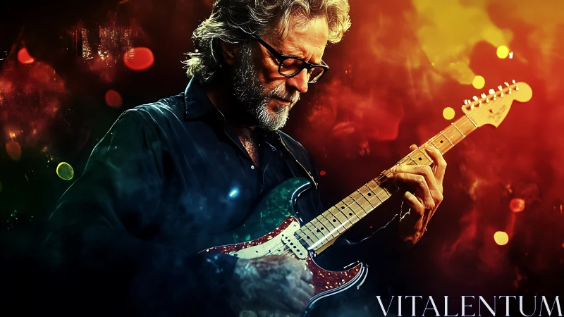 Soulful guitarist lets warm stage lights echo every note