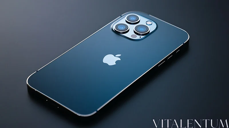 iPhone 12 Pro in Pacific Blue: Premium Smartphone Design.