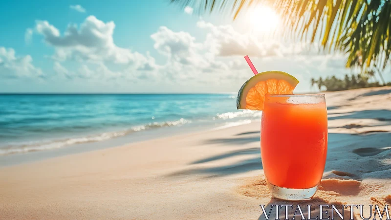 Tropical Bliss in a Glass: Paradise Refreshment.