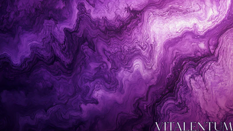 Velvet violet currents swirling in a dreamy abstract haze.