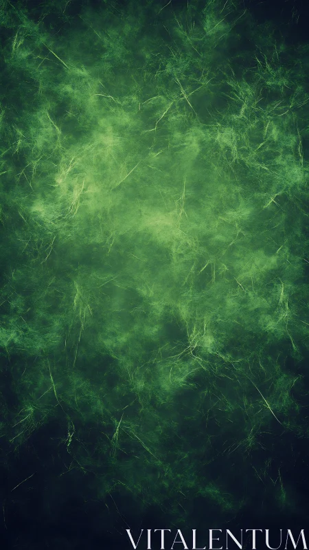 Nebulous green energy texture shimmers in abstract motion.
