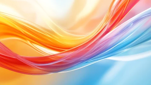 Color currents glide like liquid light across open sky