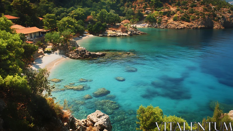 Hidden Coastal Paradise Where Turquoise Waters Meet Cliffside Retreat.