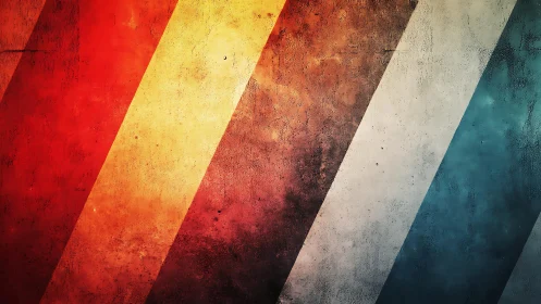 Vintage Diagonal Striped Abstract Texture with Bold Colors.