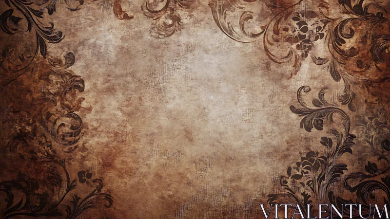 Weathered vintage scrollwork frame for cozy storytelling.