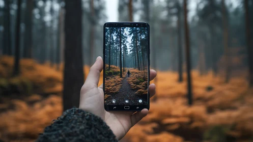 Smartphone Portal Captures Forest's Secret Pathway