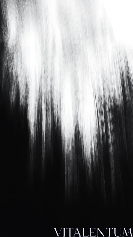 Vertical motion blur captures abstract light and shadow streaks