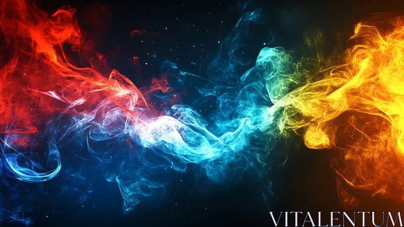 Dynamic Multispectral Energy Vortex with Chromatic Fluid Dynamics