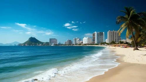 Coastal High-Rise Resort Overlooking Peak Island Paradise.
