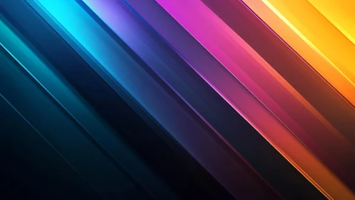 Vibrant Diagonal Abstract Lines in Neon Gradient Style.