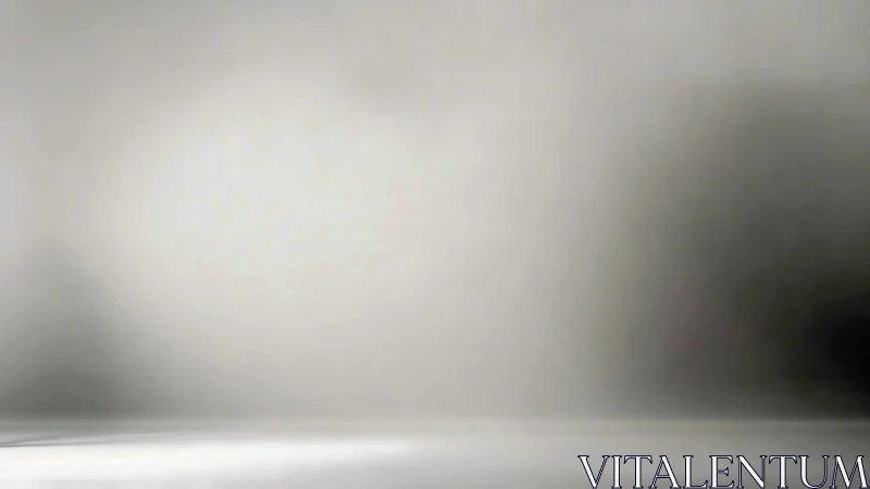 Soft gradient gray studio backdrop forms empty display space