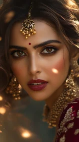 Dusky light kisses a jeweled gaze in cinematic close-up