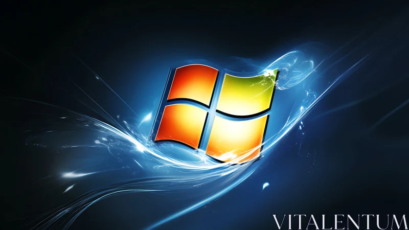 Prismatic window sails through neon currents of digital night