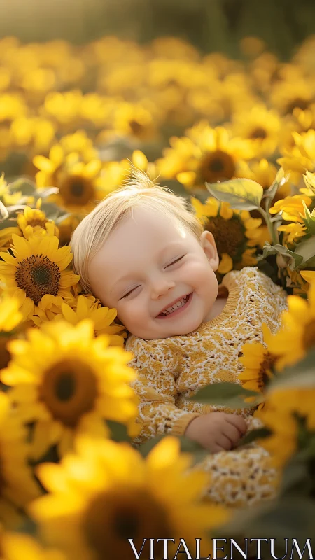 Sunflower Dreamland: Joy Blooming in Golden Fields.