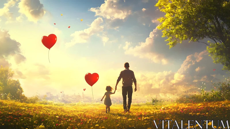 Heartstrings & Golden Fields: A Whimsical Journey.