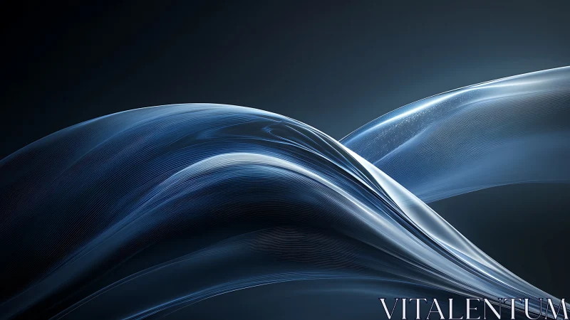 Silken waves of light gliding across a midnight horizon.