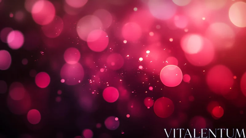 Vibrant pink bokeh lights abstract background with dreamy style.