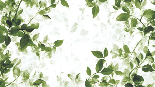 Leafy whispers framing a soft white garden window.