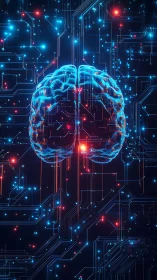Digital neural brain construct within circuit network matrix.