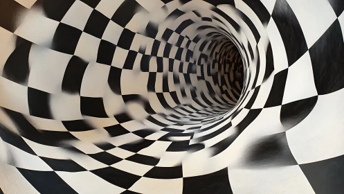 Checkerboard vortex tunnel generates dynamic optical depth