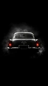 Midnight classic growls softly through a smoky void of light