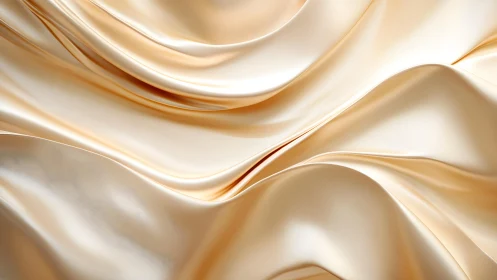 Luxurious Beige Silk Fabric Texture in Elegant Abstract Style.