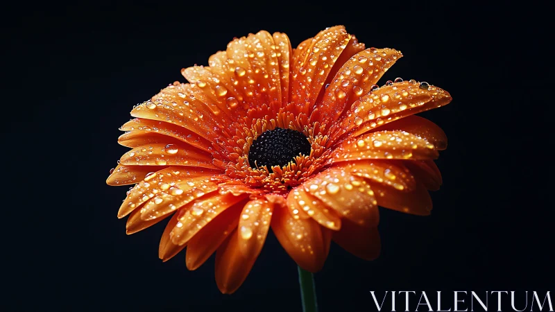 Gerbera Daisy in Morning Dew.