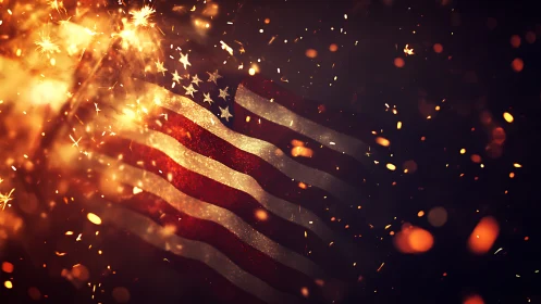 Stars, sparks, and a glowing night of American pride.