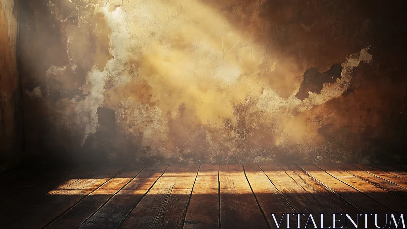 Dustlit corner room where golden memory quietly lingers.