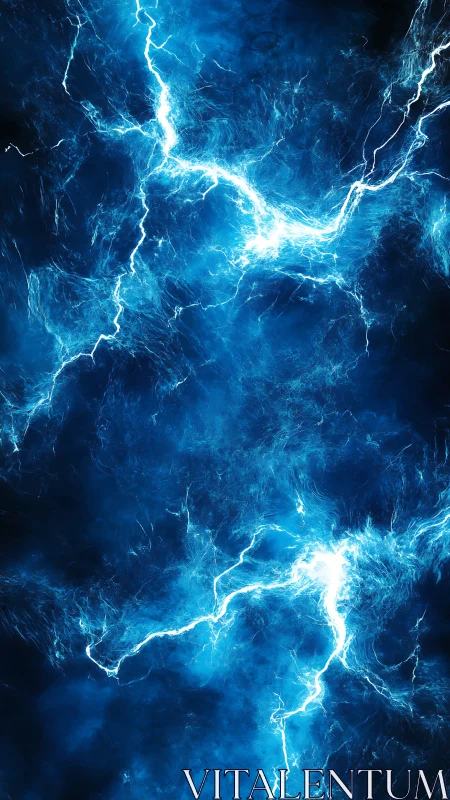 Electric blue plasma currents in dynamic vertical abstraction.