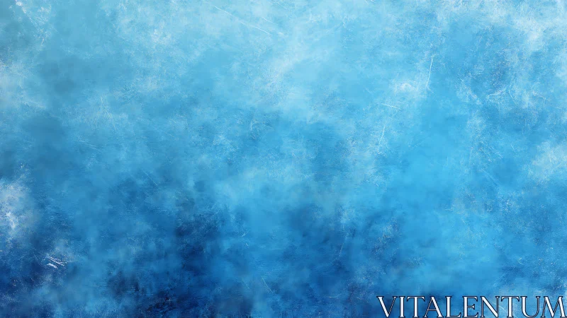 Textured cyan icefield surface with diffuse depth gradients.